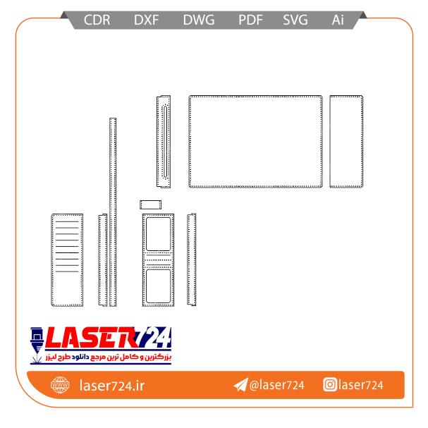 تصویر طرح کیف کتی چرم #2